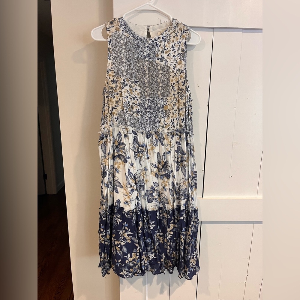 Floral Patchwork Maxi Dress